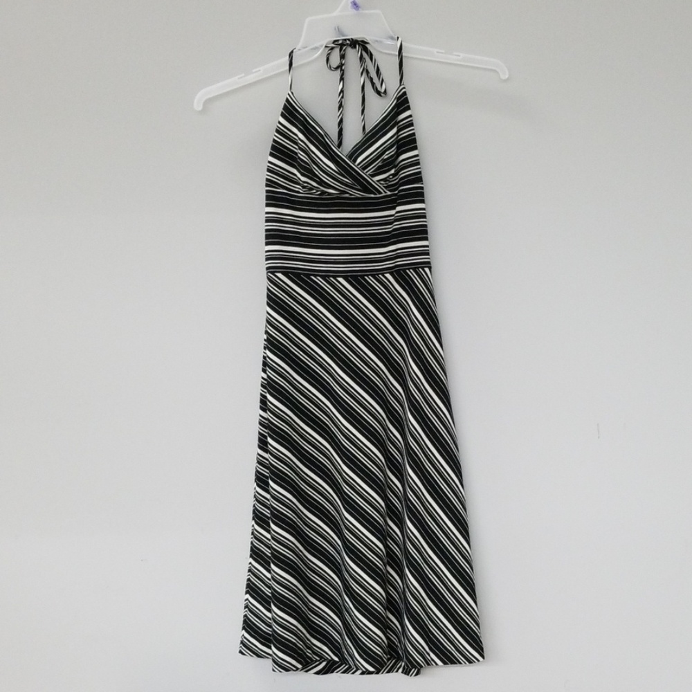 White House Black Market Dress XS A-Line Halter